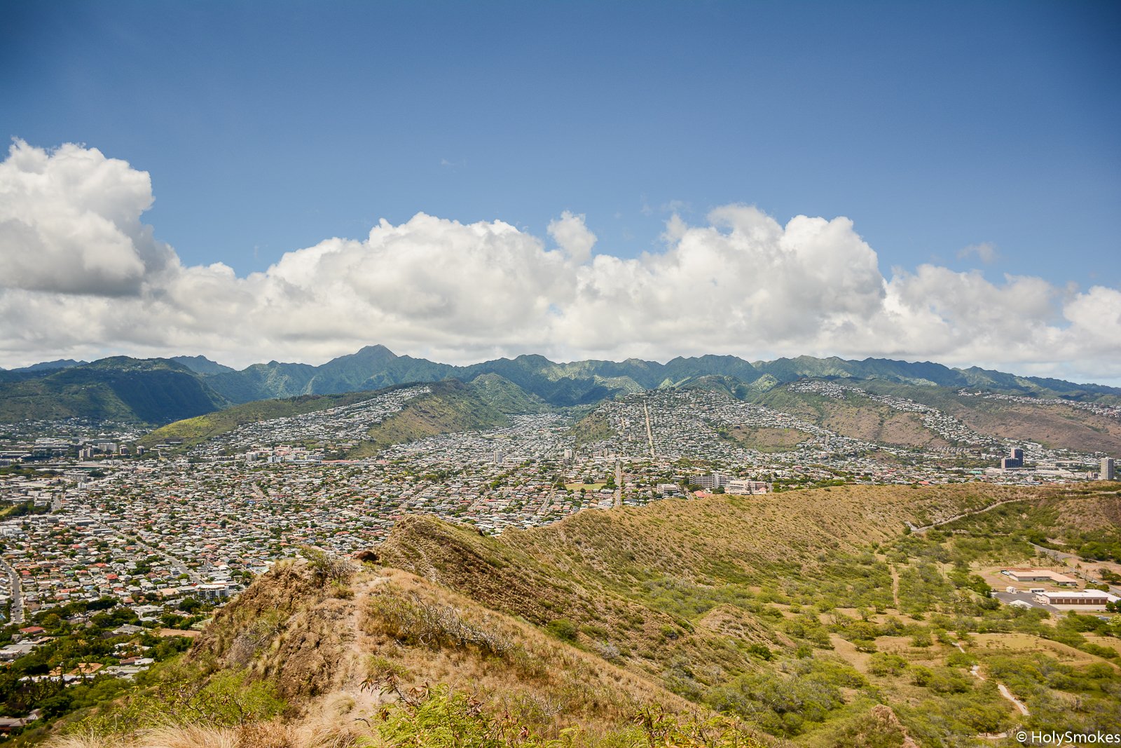 The Views From On Top Of Diamond Head – Oahu, Hawaii